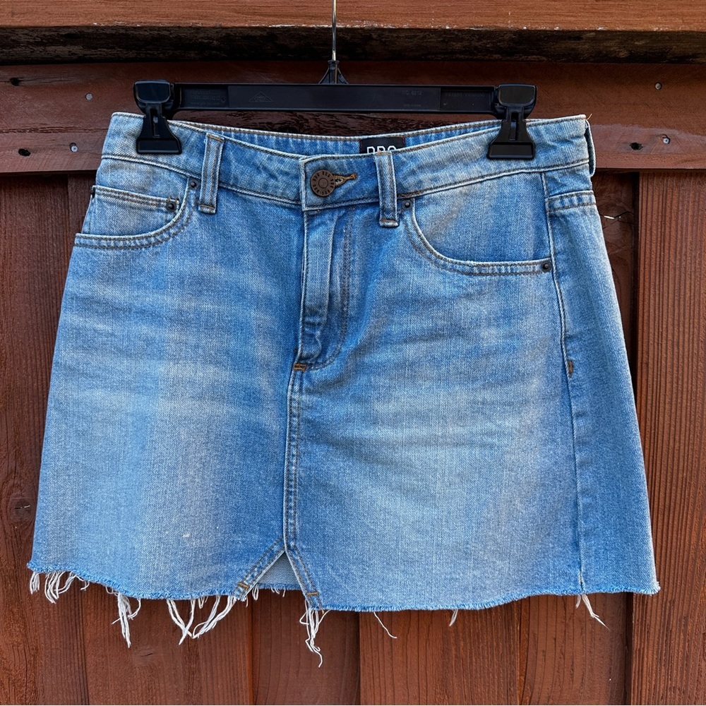 BDG distressed denim skirt